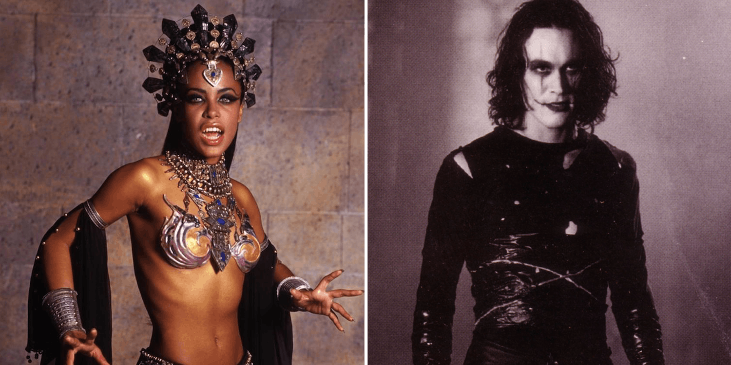 brandon-lee-the-crow-aaliyah-queen-of-the-damned